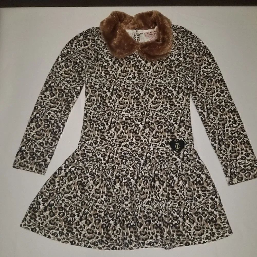 Juicy Couture Leopard Prt. Dress, sz 6, NWOT